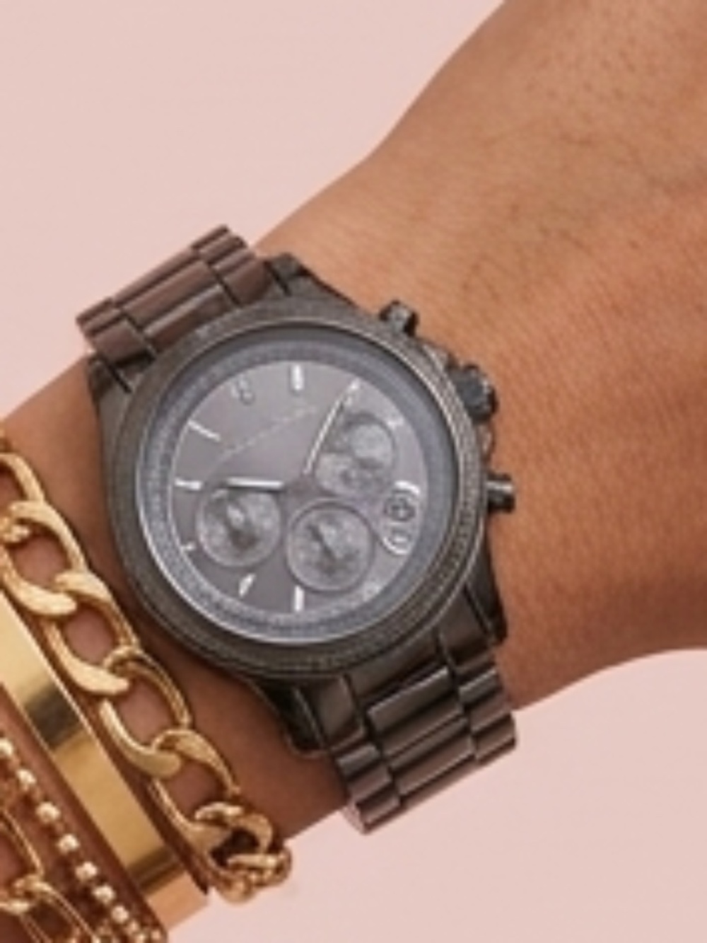 Michael Kors Gunmetal Chronograph Watch